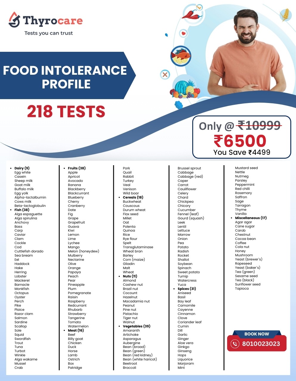 FOOD INTOLERANCE PROFILE