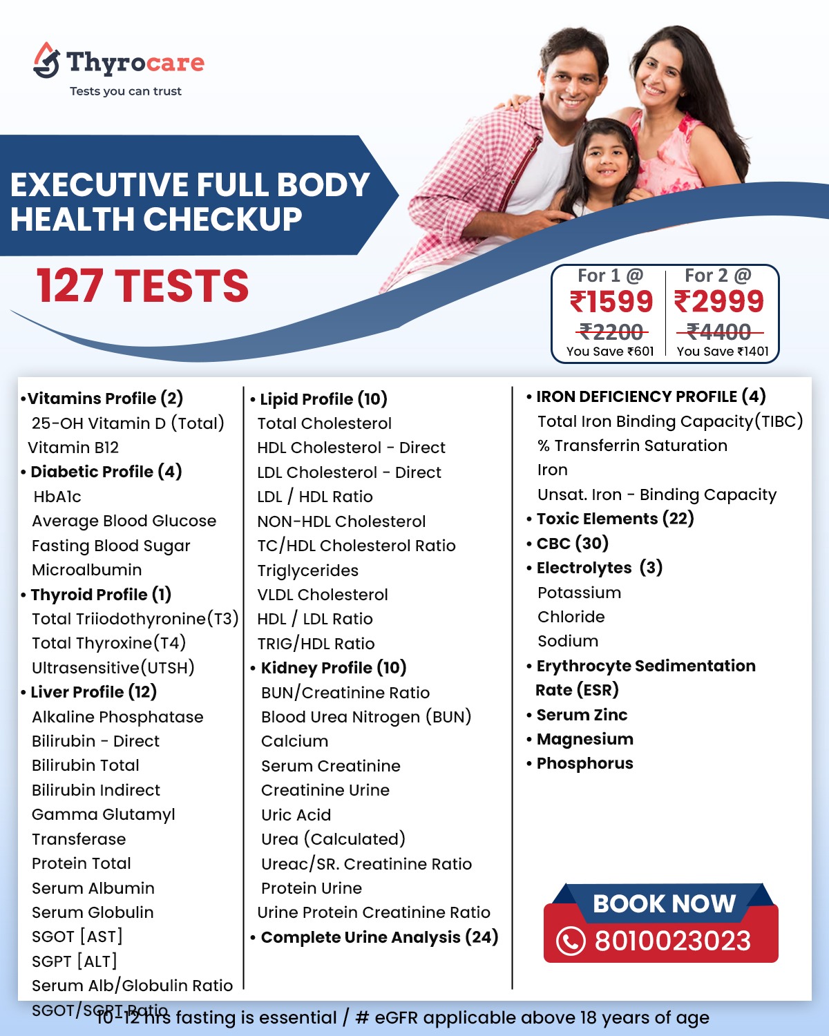 EXECUTIVE FULL BODY HEALTH CHECKUP